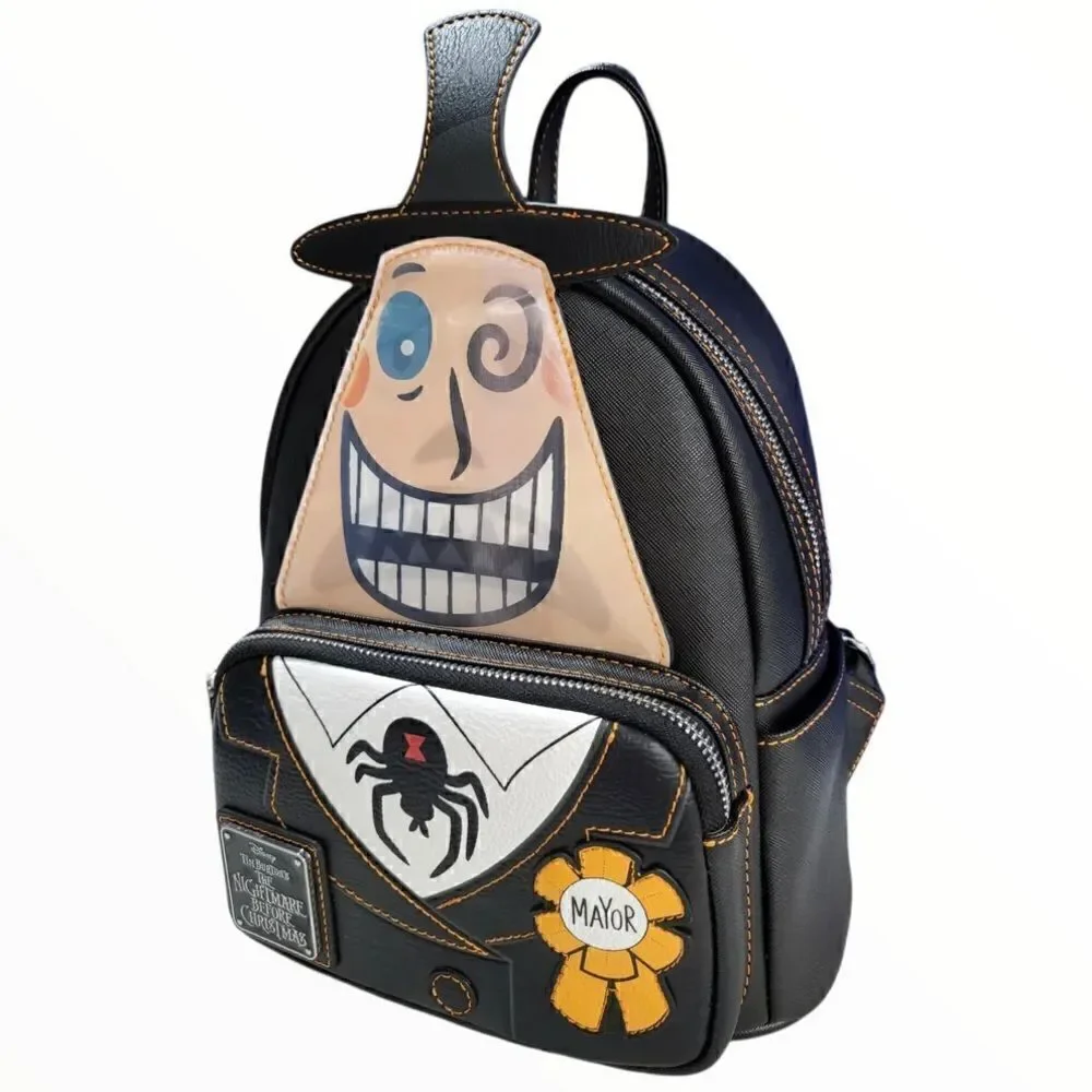 NBC Mayor Cosplay Loungefly x Disney Backpack NWT Nightmare Before Christmas